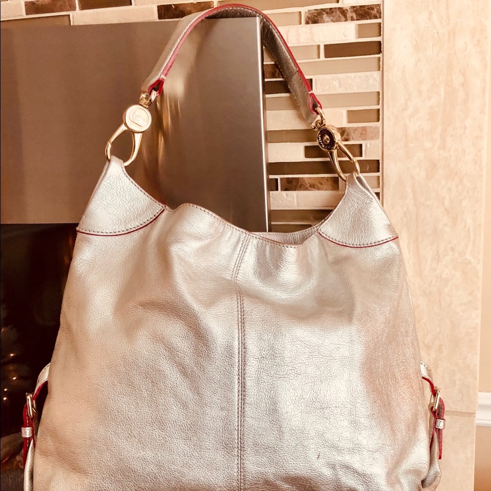Dooney & Bourke metallic leather Shoulder